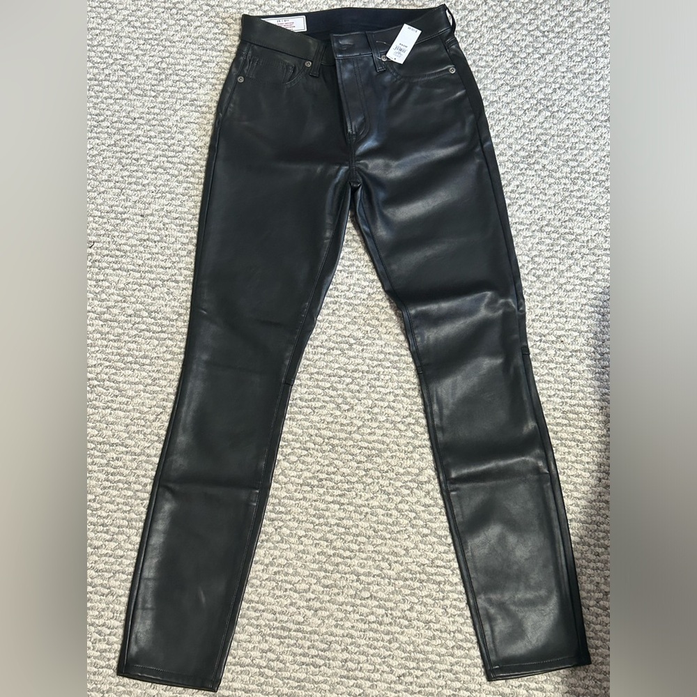 Black leather Look Pants - GAP - Picture 5 of 7